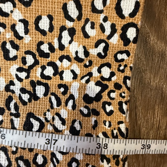 J. Crew Factory Basketweave Sheath Dress, Animal Print Women's Dress, Size 10 - Picture 6 of 14